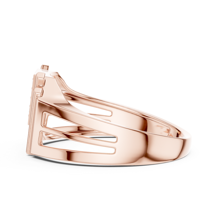 The Nadette — Round Pavé Ring
