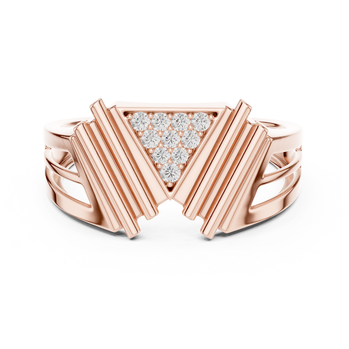 The Nadette — Round Pavé Ring