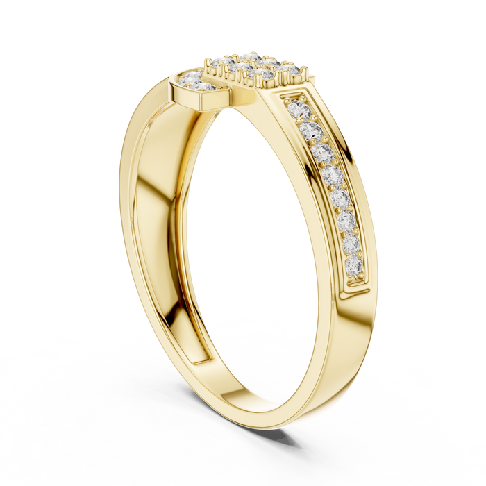 The Odalys — Round Pavé Ring