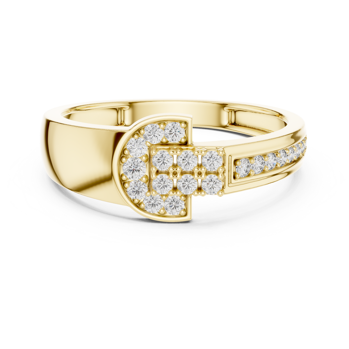 The Odalys — Round Pavé Ring