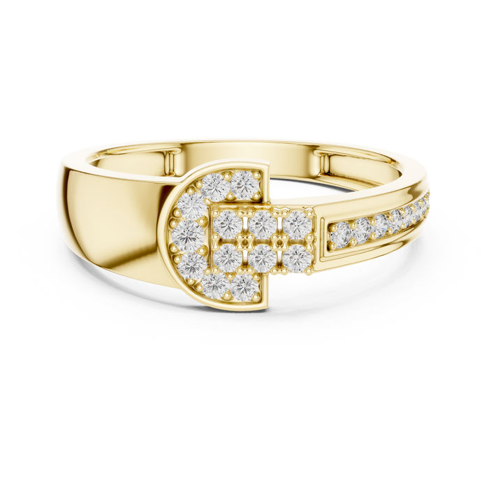 The Odalys — Round Pavé Ring