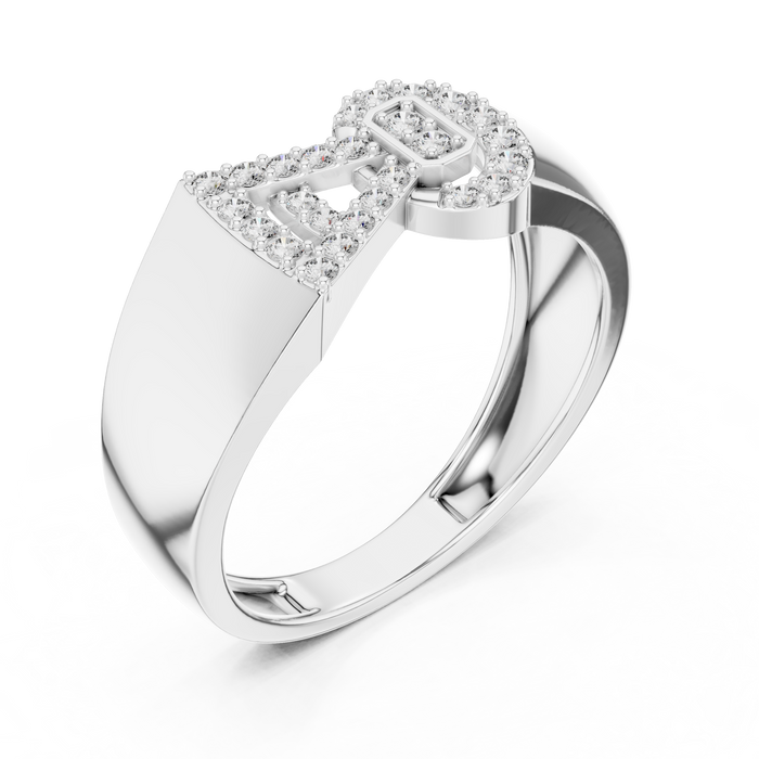 The Palmyre — Round Pavé Ring
