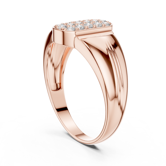 The Salomee — Round Pavé Ring