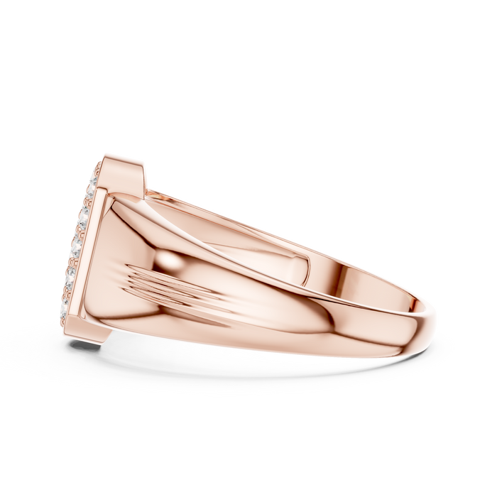 The Salomee — Round Pavé Ring