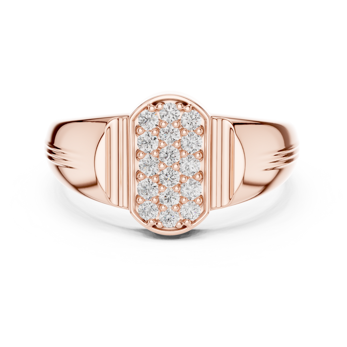 The Salomee — Round Pavé Ring