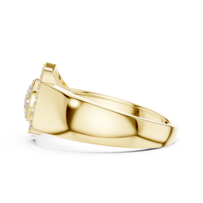 The Violantine — Round Pavé Ring