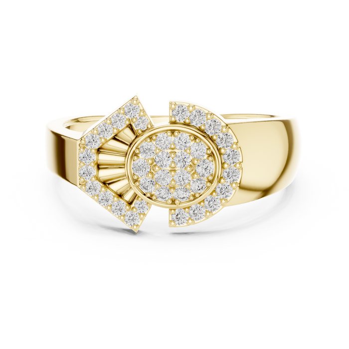 The Violantine — Round Pavé Ring