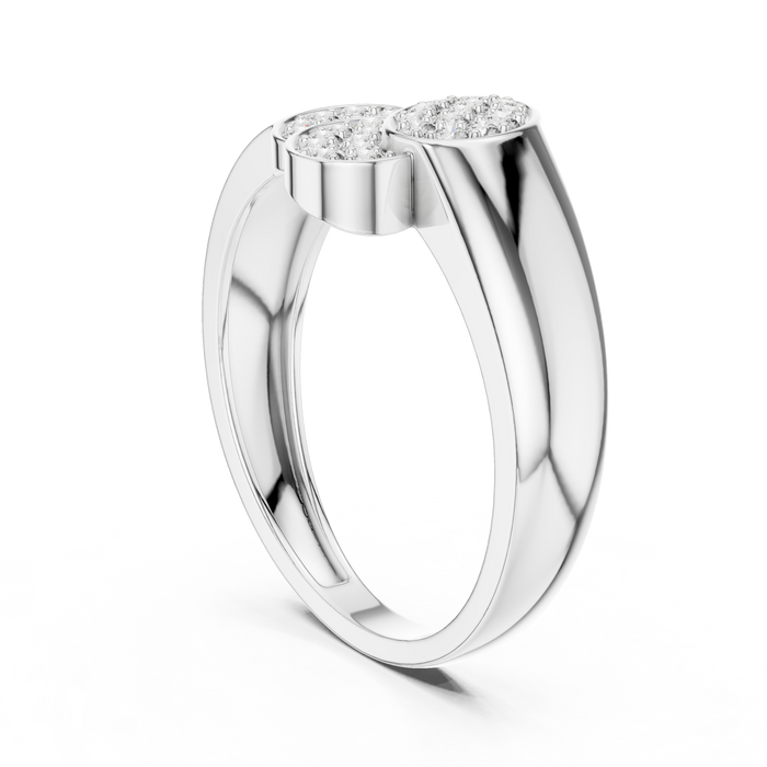 The Wenceline — Round Pavé Ring