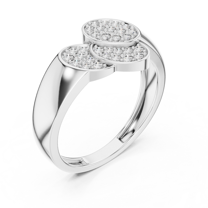 The Wenceline — Round Pavé Ring