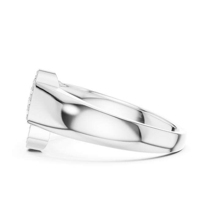 The Wenceline — Round Pavé Ring