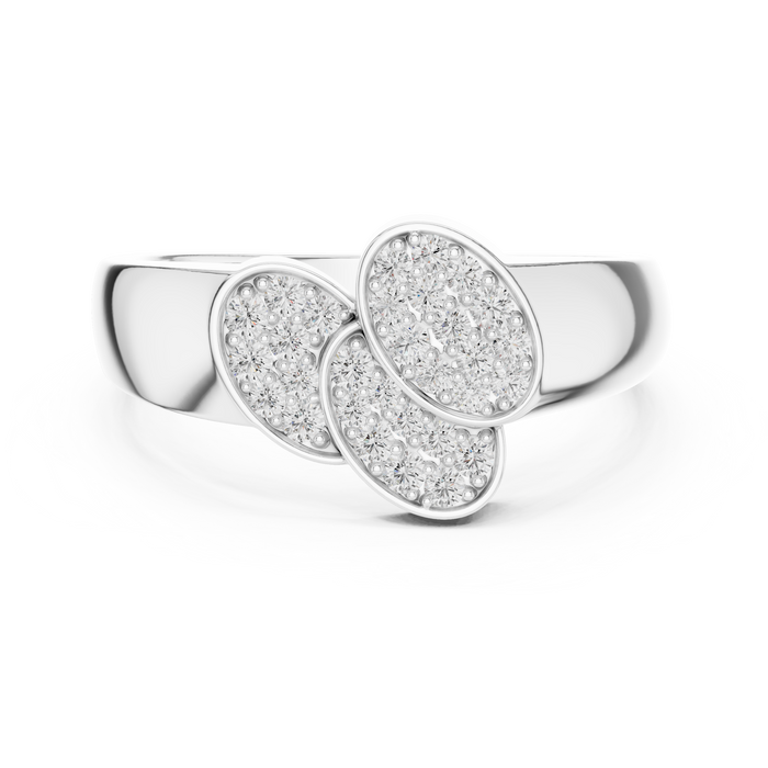 The Wenceline — Round Pavé Ring