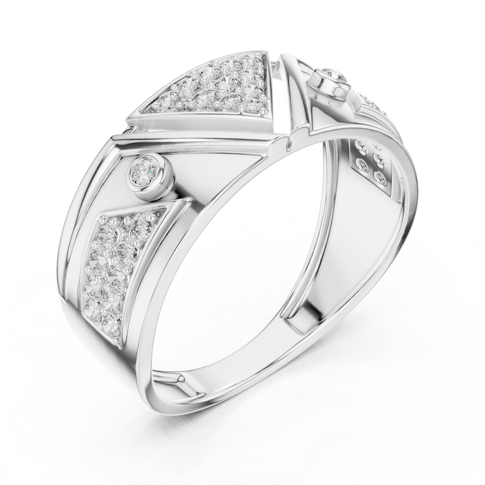 The Zephyrine — Round Pavé Ring