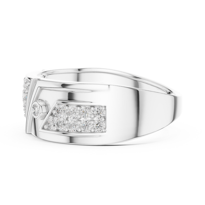 The Zephyrine — Round Pavé Ring