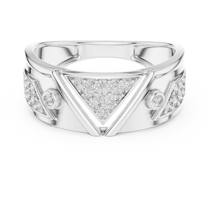 The Zephyrine — Round Pavé Ring