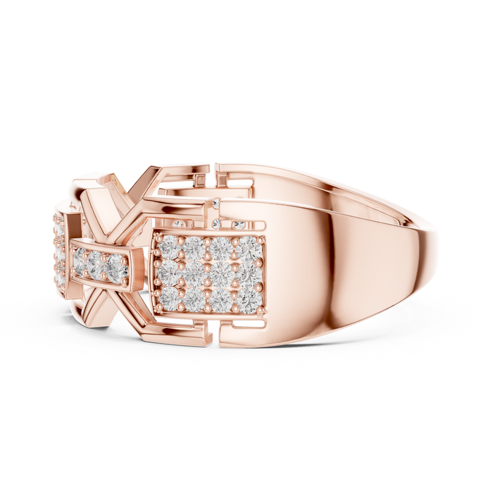 The Adalene — Round Pavé Ring