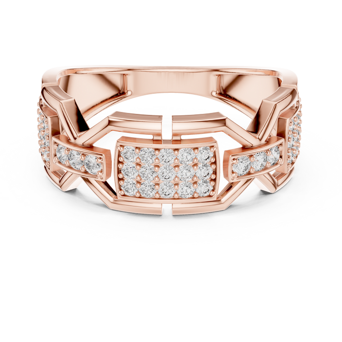 The Adalene — Round Pavé Ring
