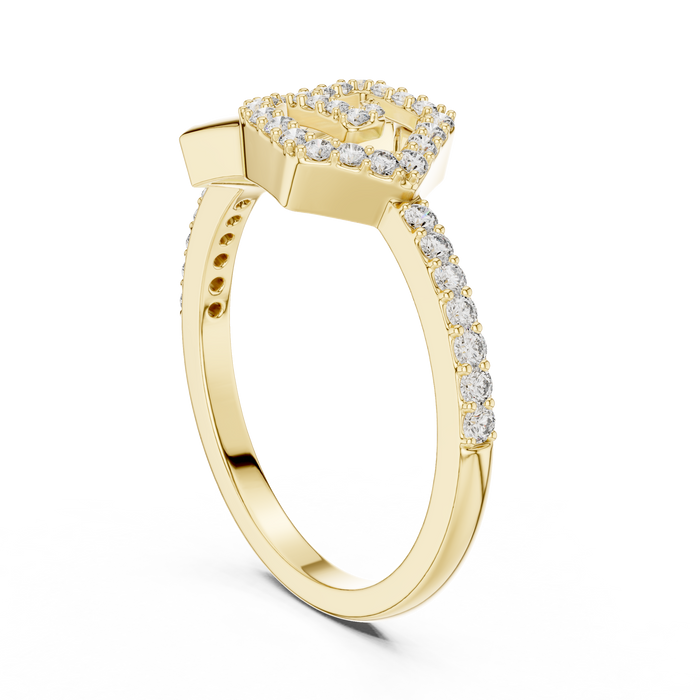 The Elyssande — Round Prong Ring