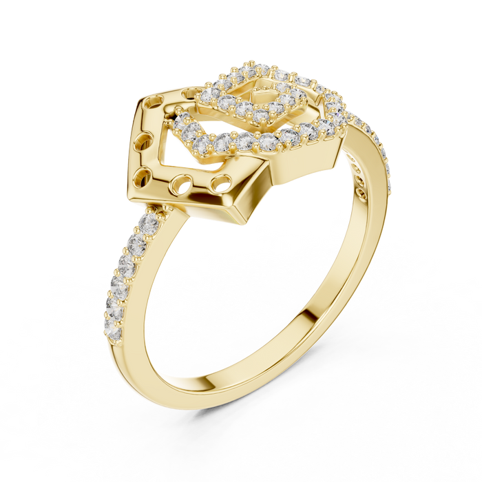 The Elyssande — Round Prong Ring