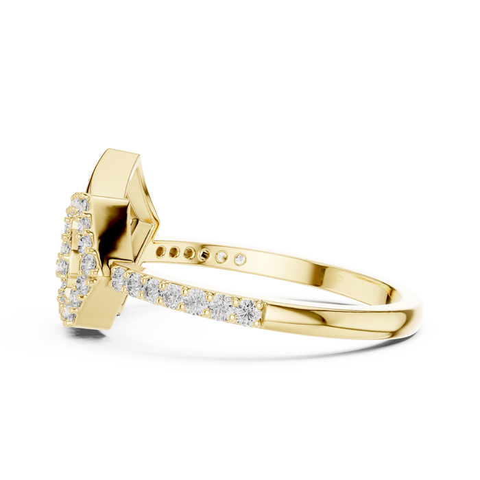 The Elyssande — Round Prong Ring