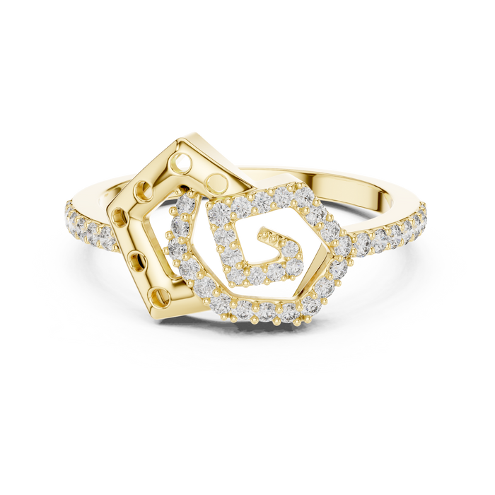The Elyssande — Round Prong Ring
