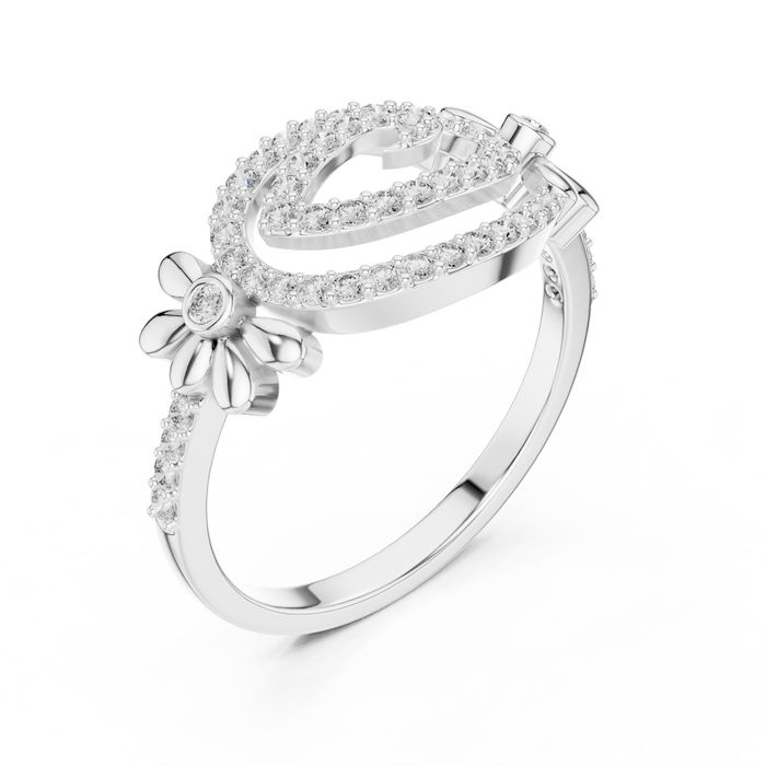 The Ilonore — Round Prong Ring