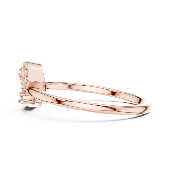 The Janvière — Round Pavé Ring