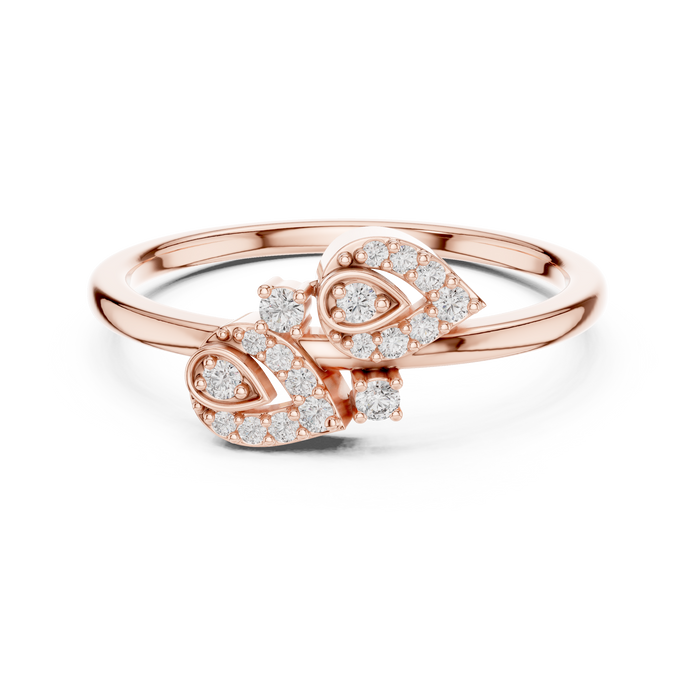 The Janvière — Round Pavé Ring