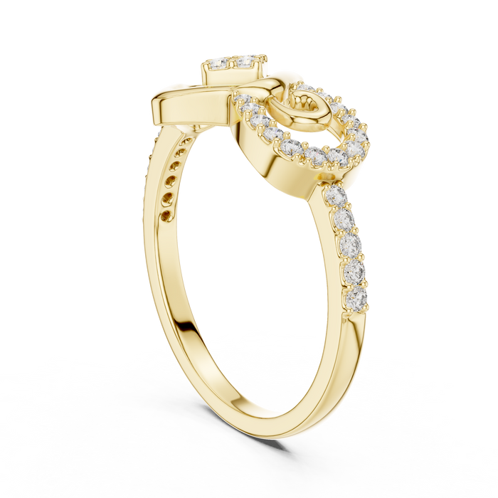 The Klervie — Round Prong Ring