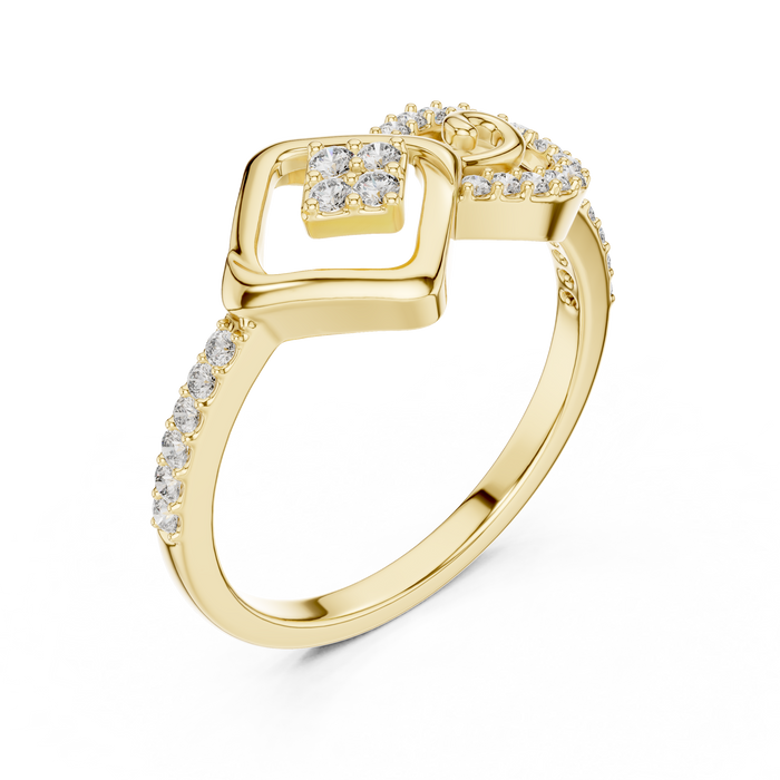 The Klervie — Round Prong Ring