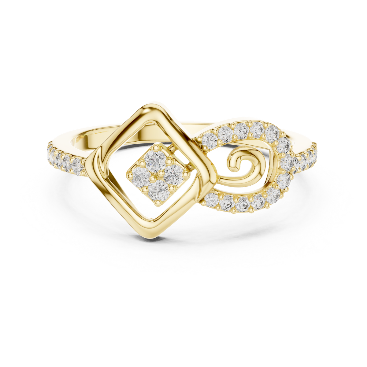 The Klervie — Round Prong Ring