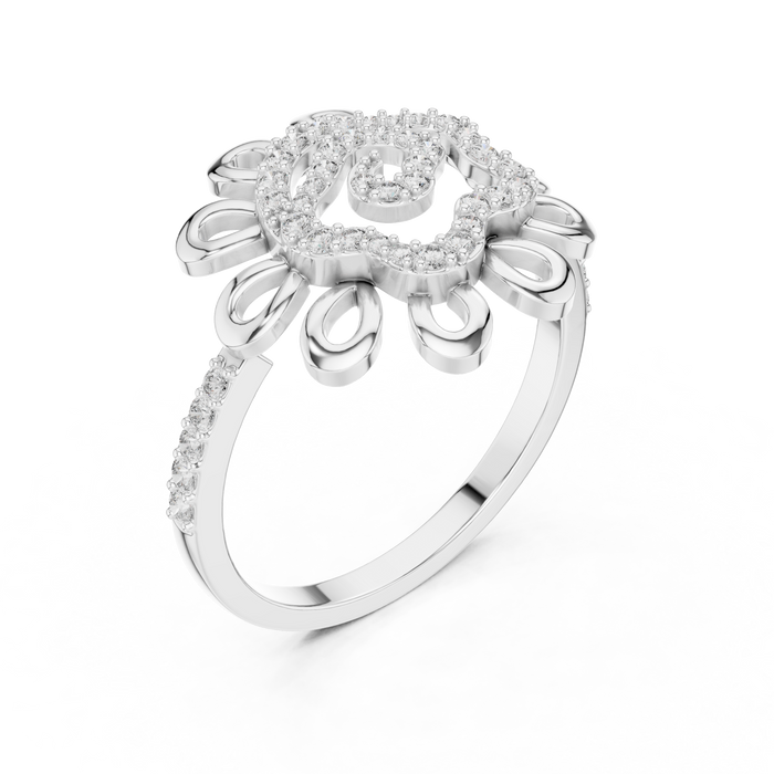 The Loudivine — Round Prong Ring