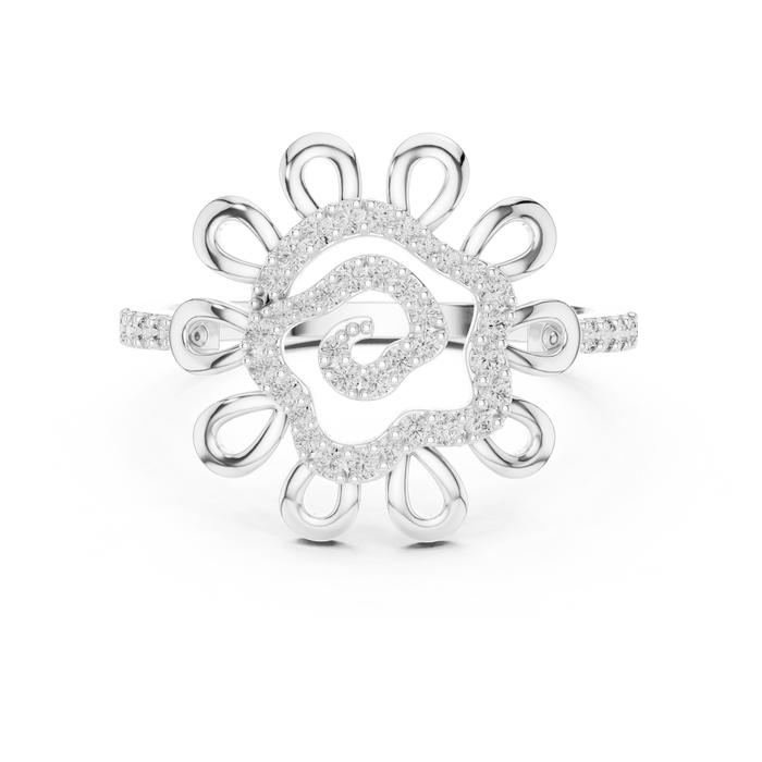 The Loudivine — Round Prong Ring