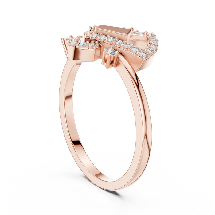 The Melisse — Round Prong Ring