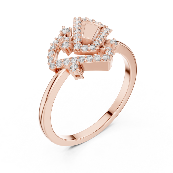 The Melisse — Round Prong Ring