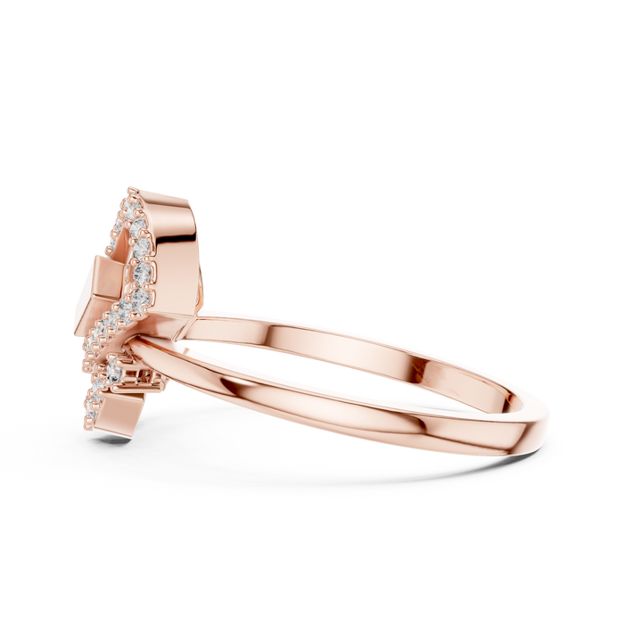 The Melisse — Round Prong Ring