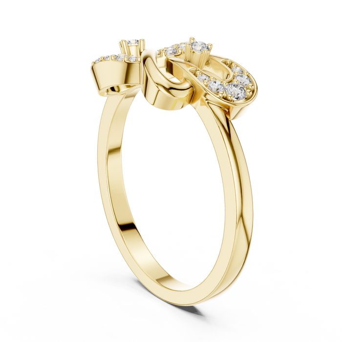 The Osaline — Round Pavé Ring