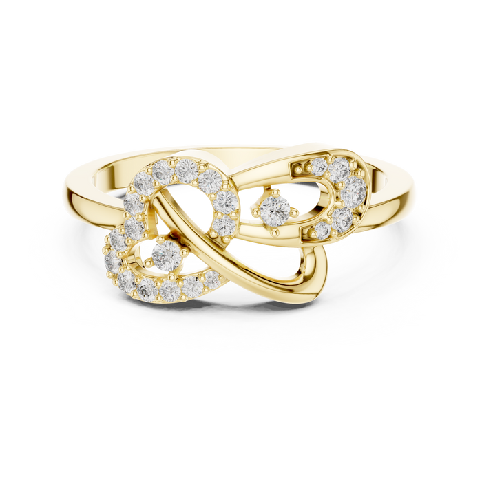 The Osaline — Round Pavé Ring