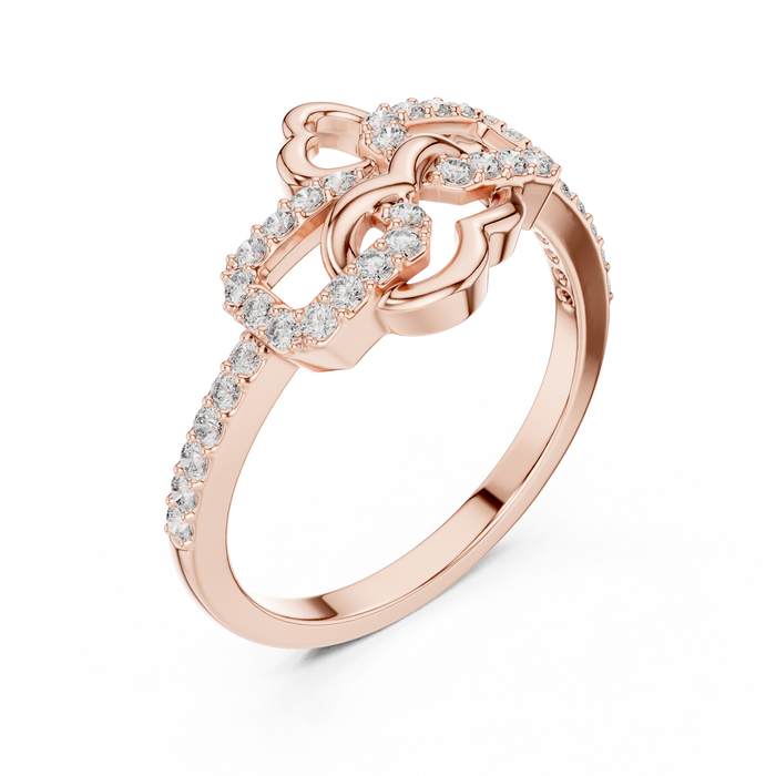 The Quirine — Round Prong Ring