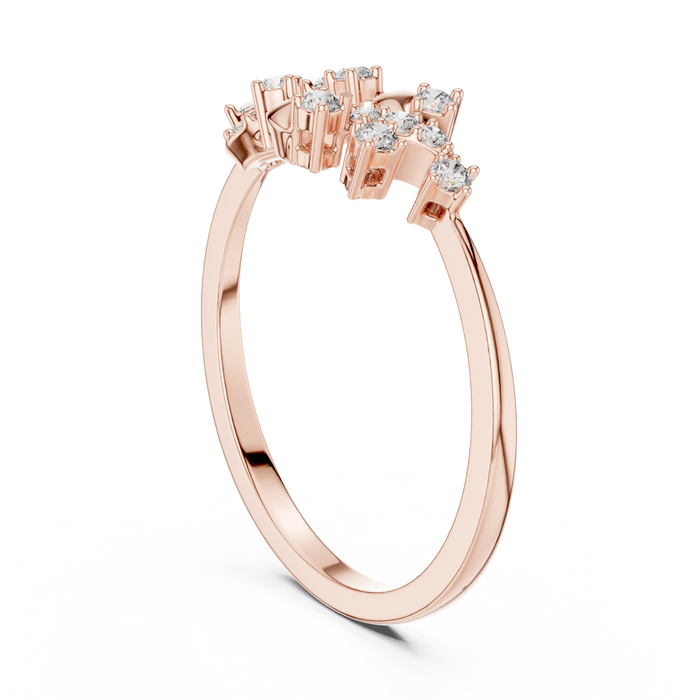 The Rozenn — Round Prong Ring