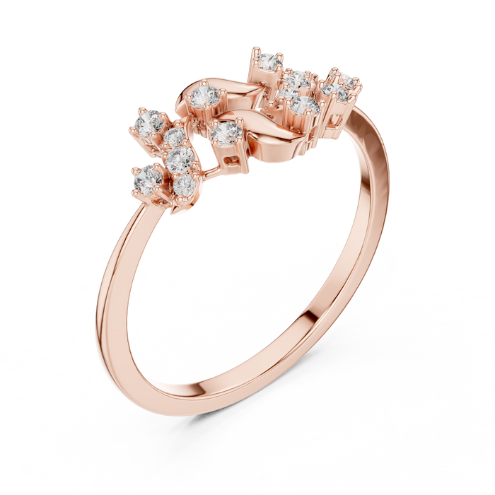 The Rozenn — Round Prong Ring