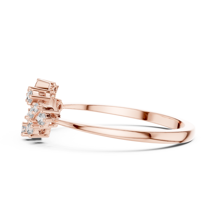 The Rozenn — Round Prong Ring