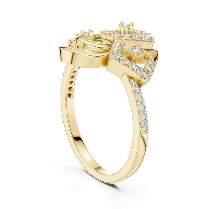 The Tiphenne — Round Prong Ring