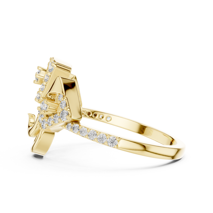 The Tiphenne — Round Prong Ring