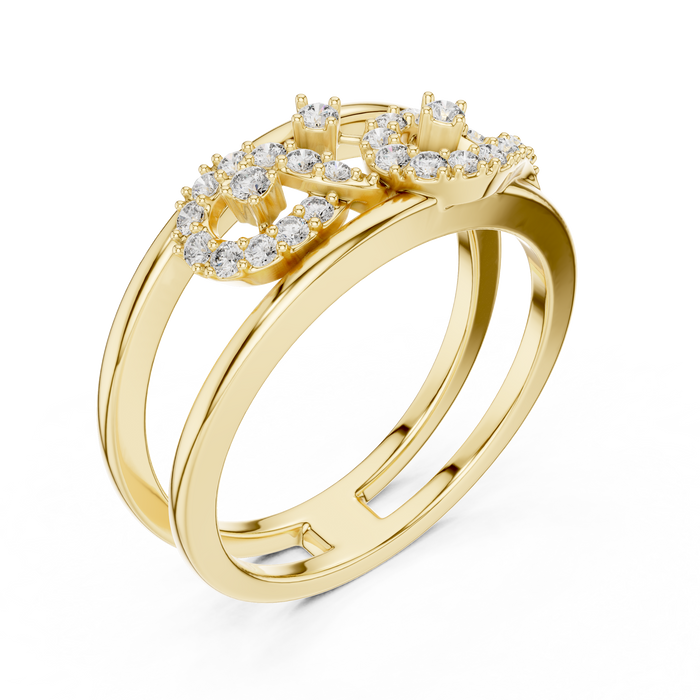 The Vespere — Round Prong Ring