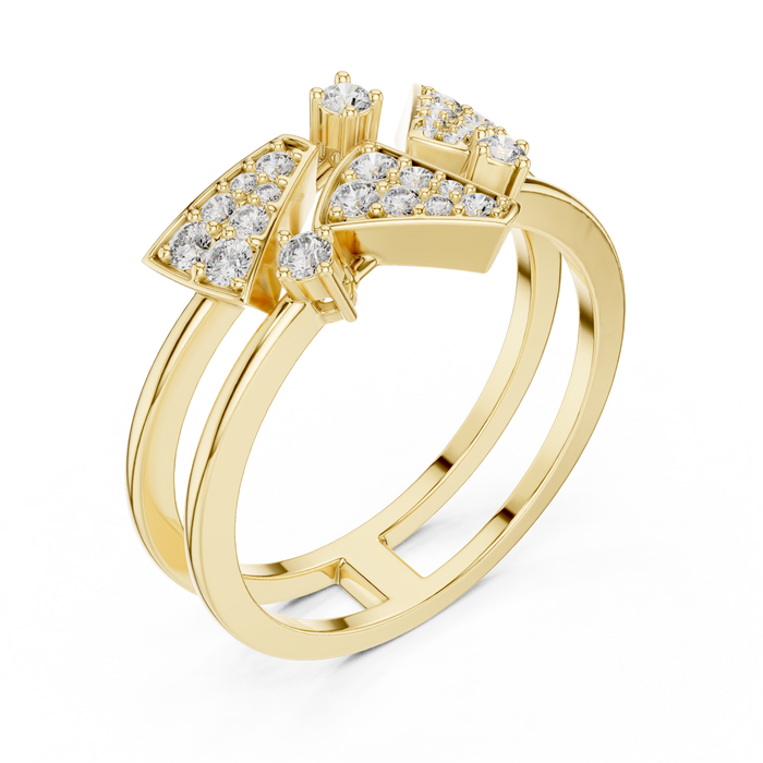 The Wandelle — Round Pavé Ring
