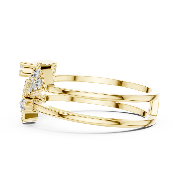 The Wandelle — Round Pavé Ring