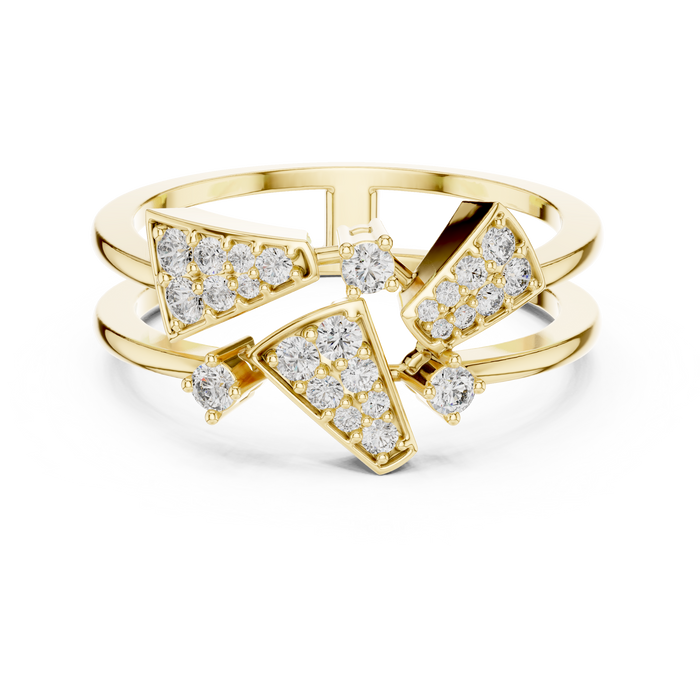The Wandelle — Round Pavé Ring