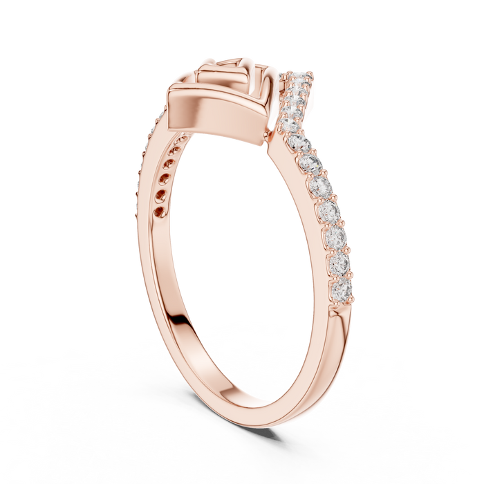 The Chrysande — Round Prong Ring