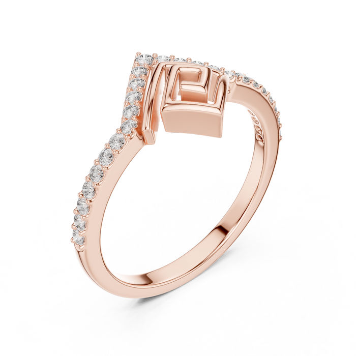 The Chrysande — Round Prong Ring