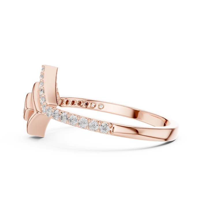 The Chrysande — Round Prong Ring